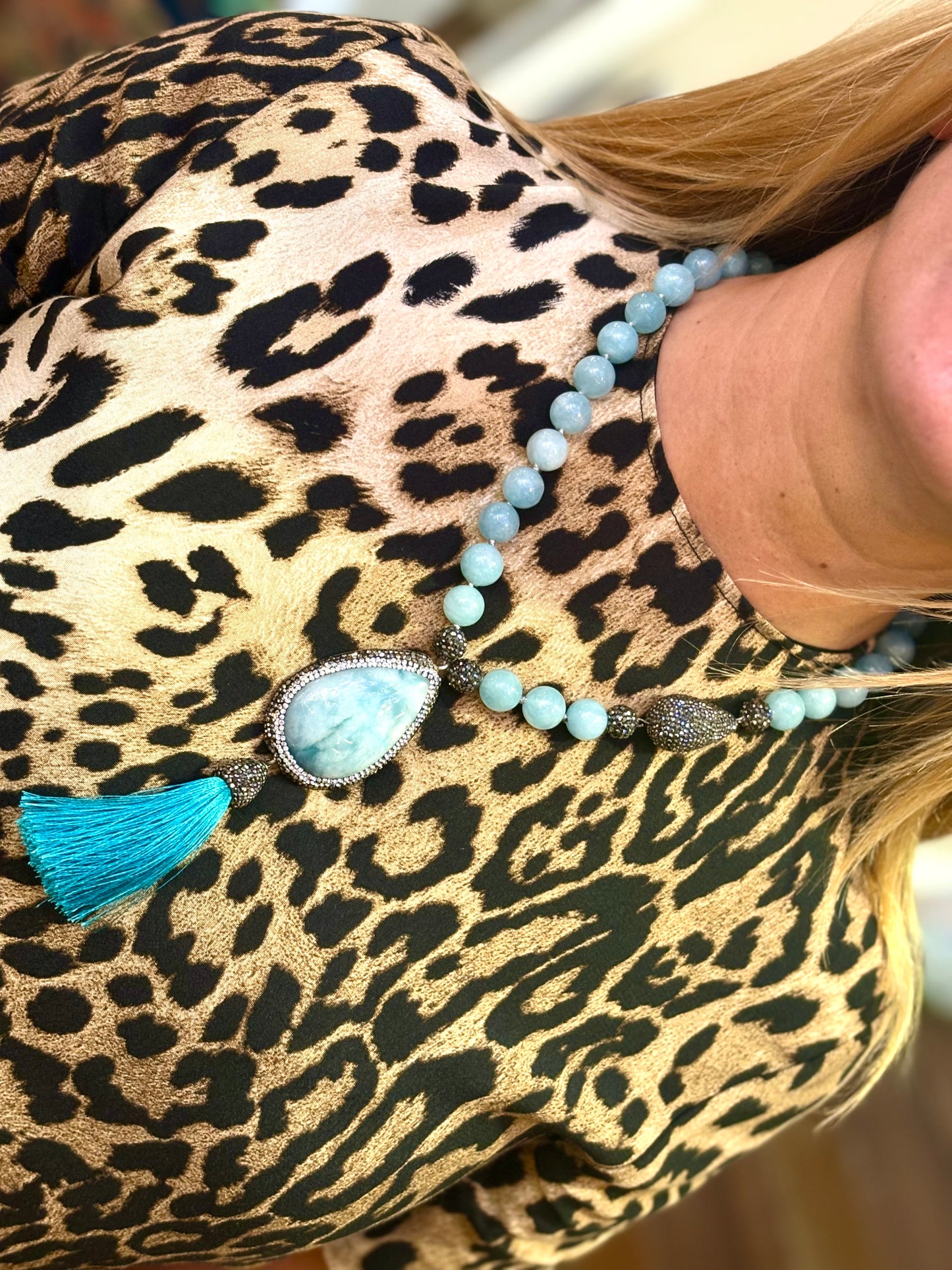 Larimar Necklace