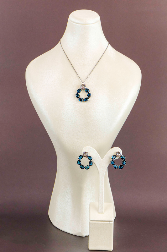 Swarovski Blue Set